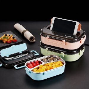 Stainless Steel Colorful Design Lunch Box